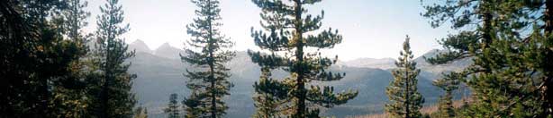 Sunset view of Banner and Ritter